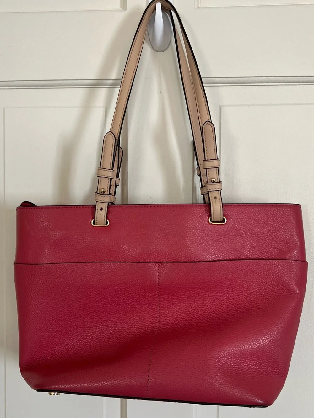 Michael Kors Bedford Pebble Leather Pocket Tote